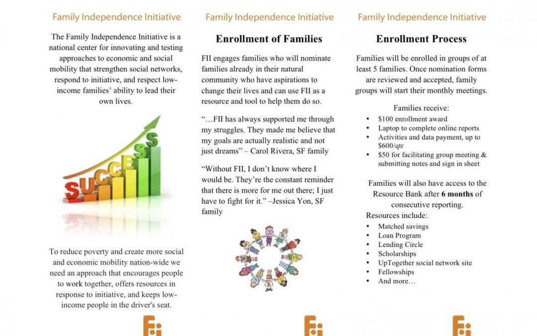 Learn more about the Family Independence Initiative!