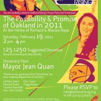 Kickoff 2011 with Oakland Rising & Honorary Host Mayor Jean Quan