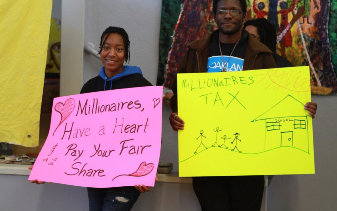 Support the Millionaires Tax so that our Disabled population can live with Dignity