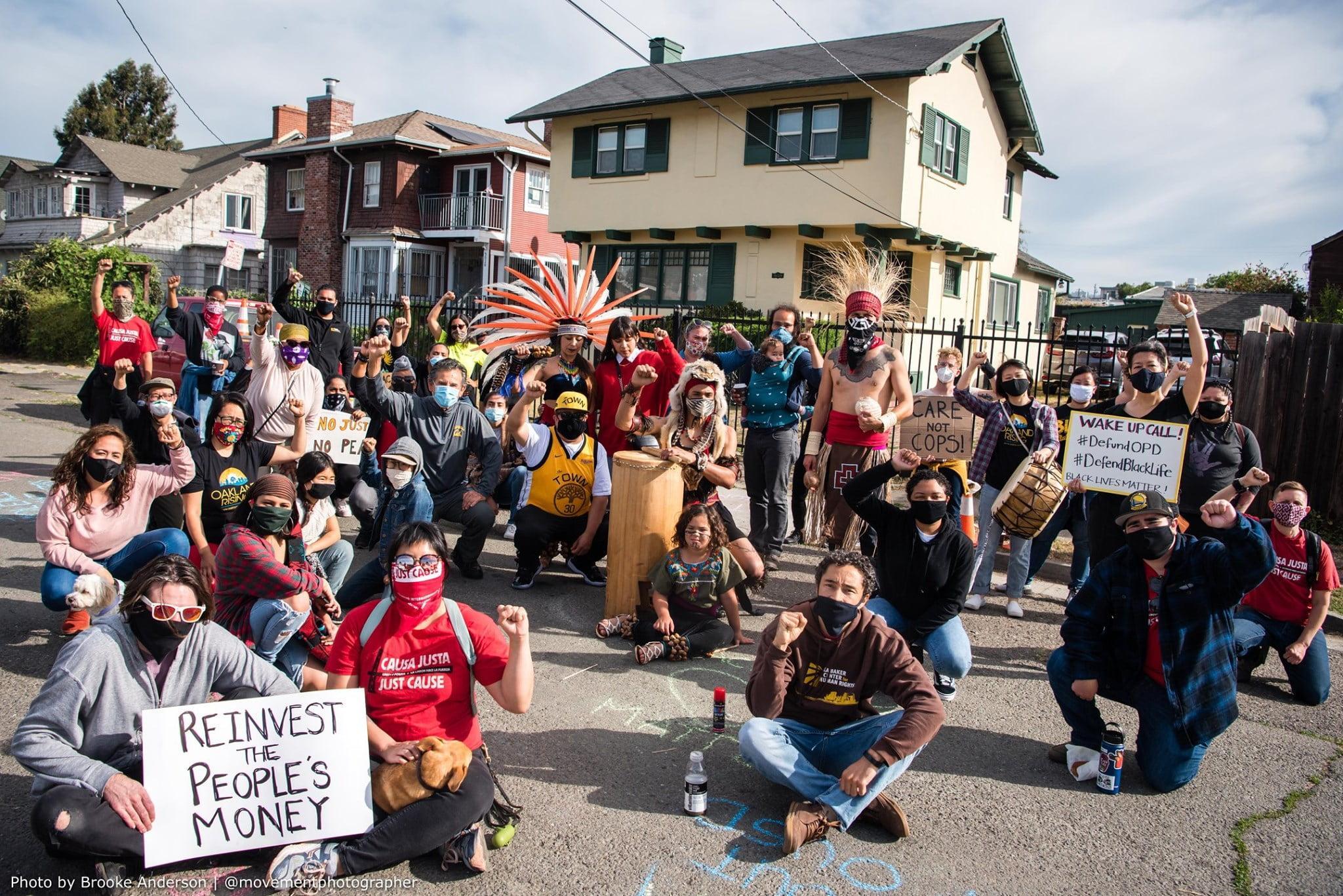 KCBS RADIO: Protestors Dance, Drum To “Wake Up” Oakland Officials, Call For Cuts To OPD