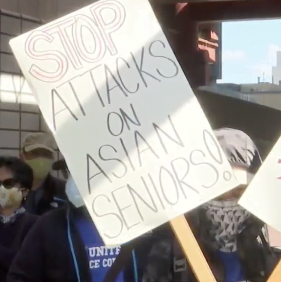 People rally in San Francisco’s Chinatown to ‘Stop Asian Hate’