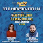 1/31/22 Monday Meals: Know your sheriff & DA