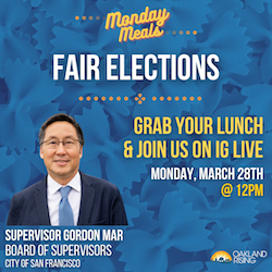 3/28/22 Monday Meals: Fair Elections