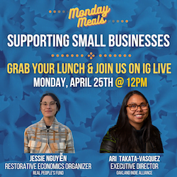 4/25/22 Monday Meals: Supporting Small Business