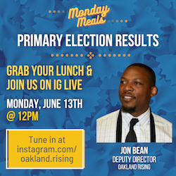 6/13/22 Monday Meals: Primary Election Results