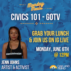 6/6/22 Monday Meals: Civics 101 GOTV