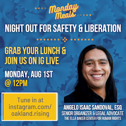 08.01.22 Monday Meals: Night Out for Safety & Liberation