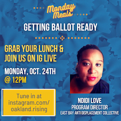 10.24.22 Monday Meals: Getting Ballot Ready