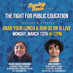 Monday Meals 03.13.23 Monday Meals: The Fight for Public Education